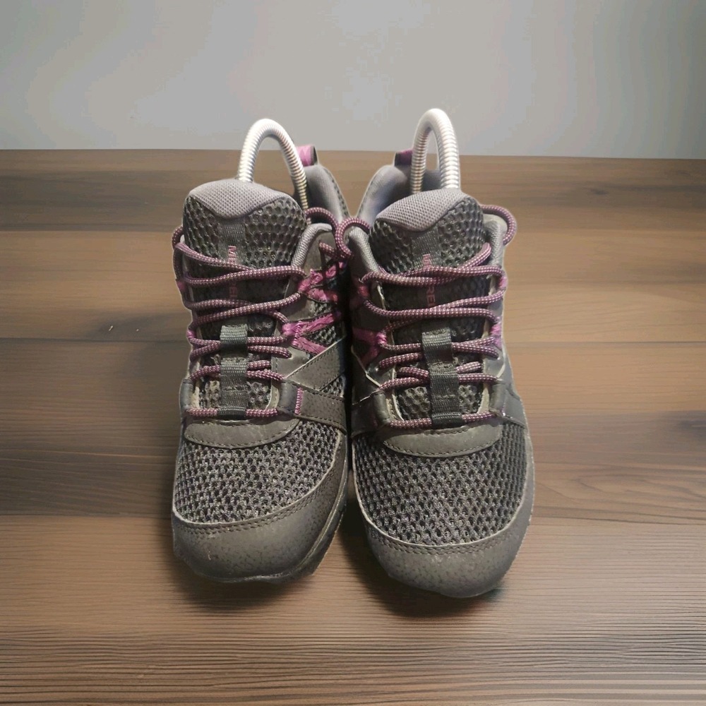 MERRELL RIVERBED 3 WOMEN'S BLACK TRAIL RUNNING SHOES Size 6.5 Hiking #J036160